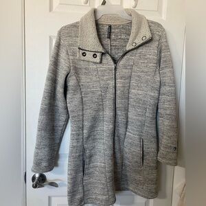 Kuhl long sweater coat, excellent condition.